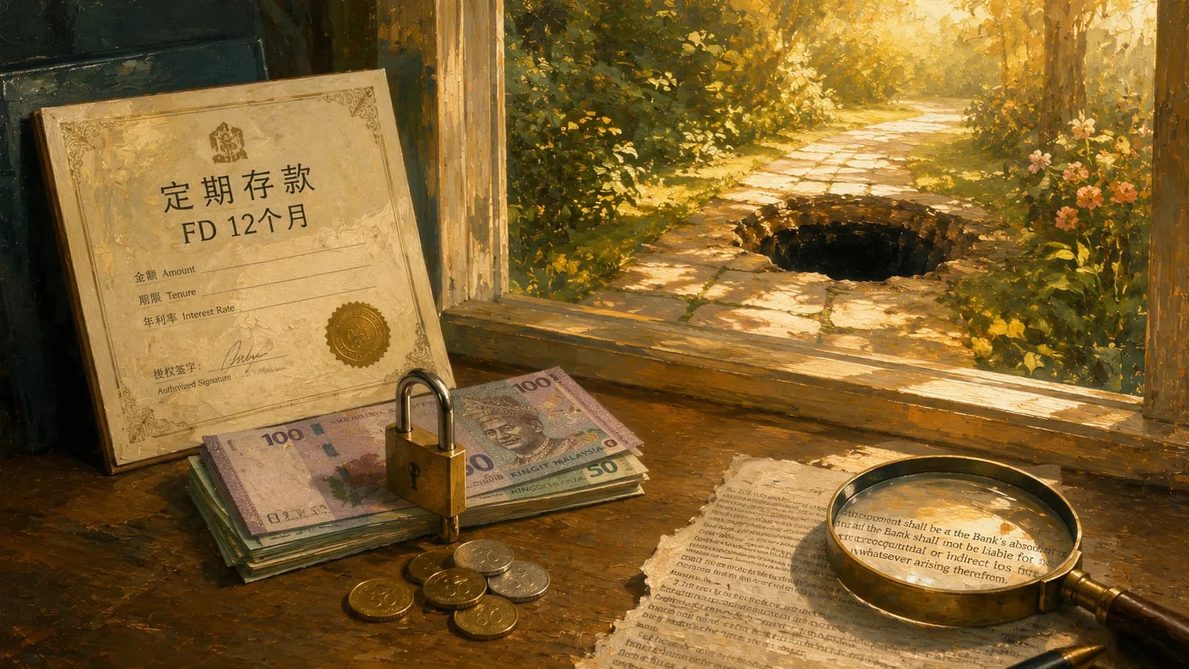 银行叫你锁 12 个月，没说的那件事