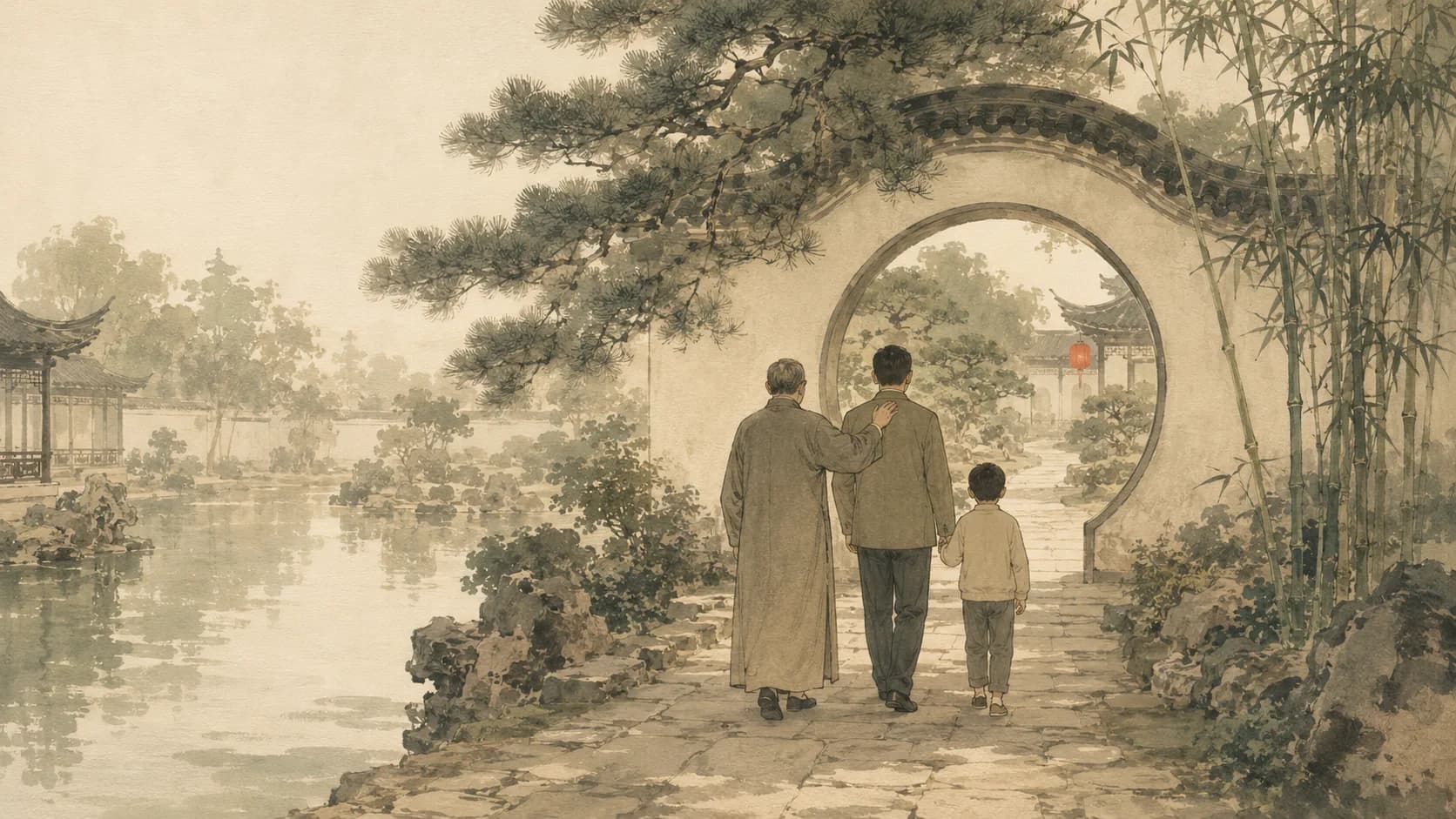 我父亲让我来见你那一天,我是带着抗拒来的