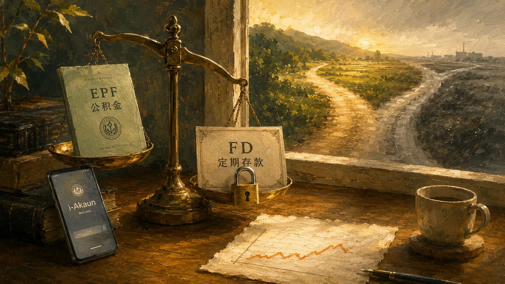把 EPF 拿出来放 FD,算完发现亏了